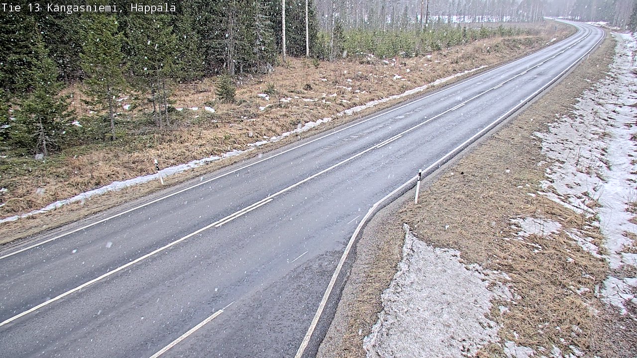 Weather Camera Image Road 13 Kangasniemi, Häppälä, Kangasniemi, Etelä-Savo