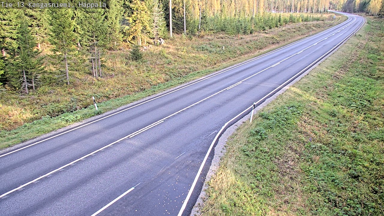 Weather Camera Image Road 13 Kangasniemi, Häppälä, Kangasniemi, Etelä-Savo