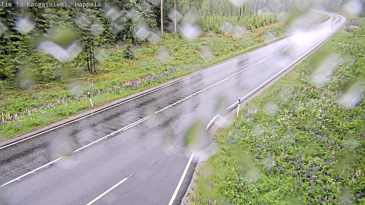 Weather Camera Image Väg 13 Kangasniemi, Häppälä, Kangasniemi, Etelä-Savo
