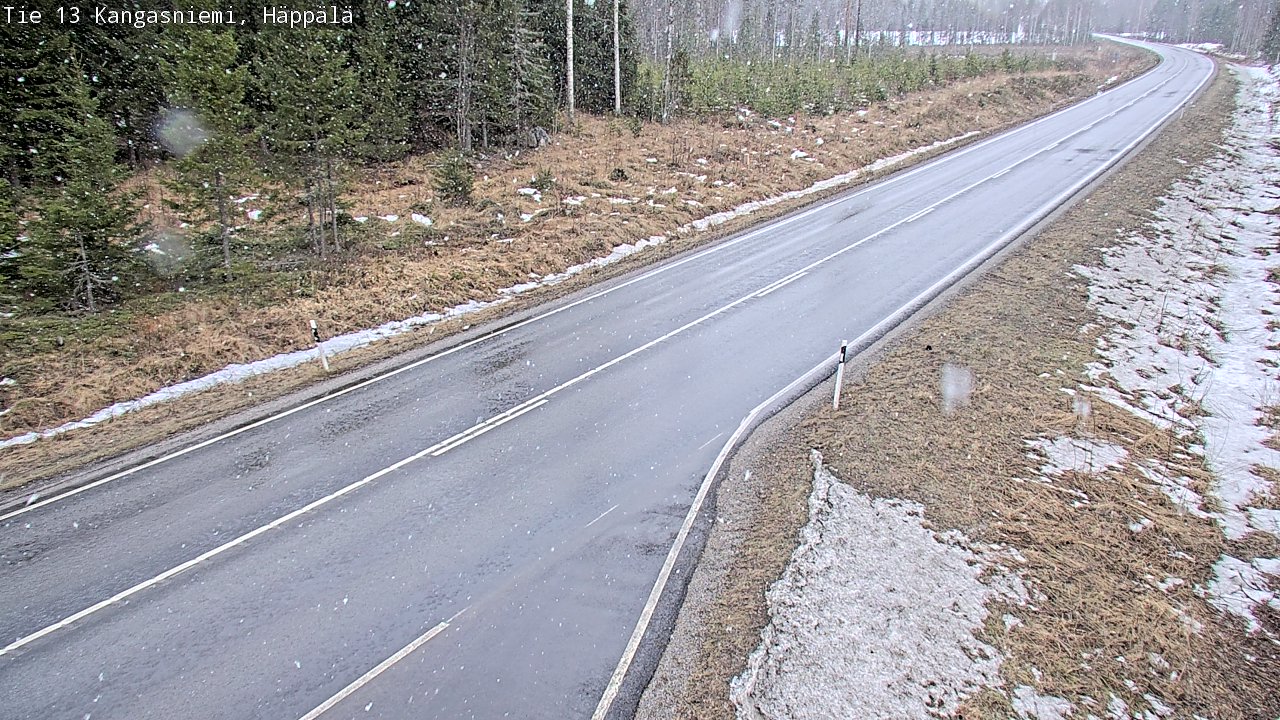 Weather Camera Image Road 13 Kangasniemi, Häppälä, Kangasniemi, Etelä-Savo
