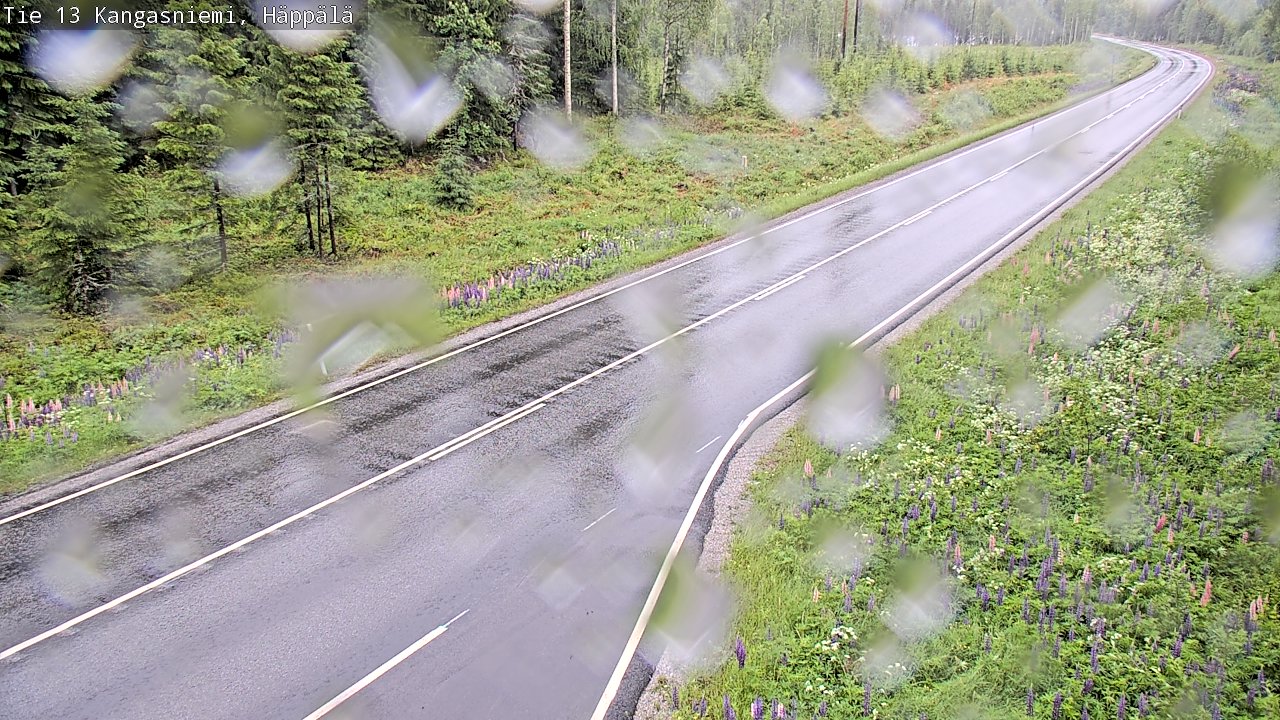 Weather Camera Image Väg 13 Kangasniemi, Häppälä, Kangasniemi, Etelä-Savo