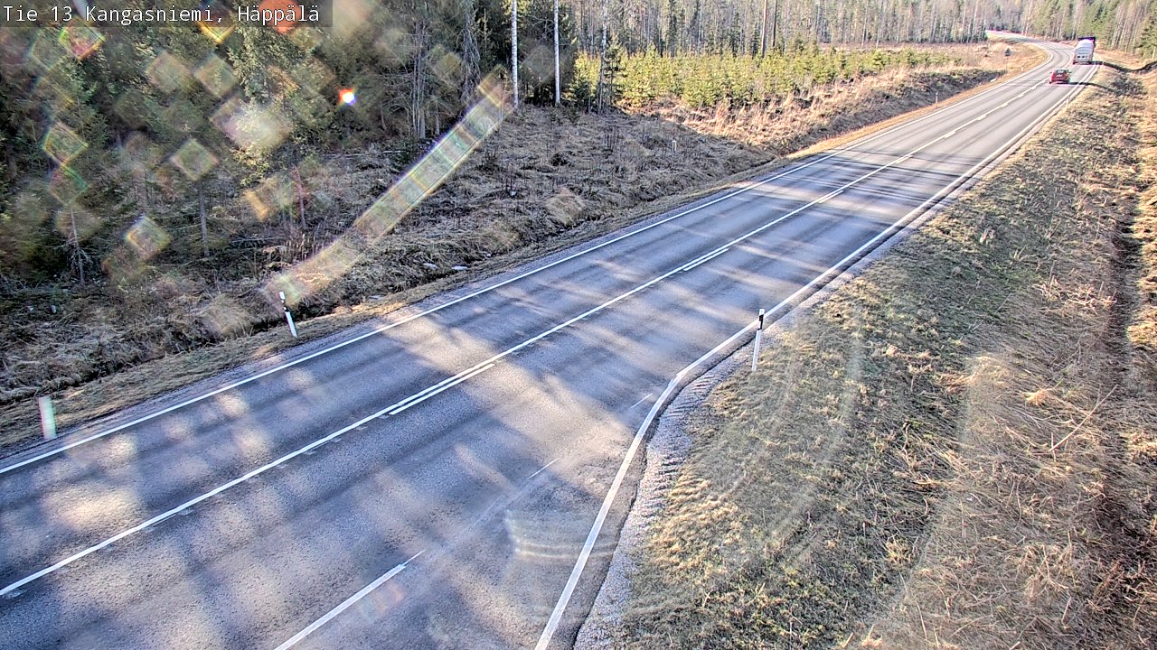 Weather Camera Image Road 13 Kangasniemi, Häppälä, Kangasniemi, Etelä-Savo