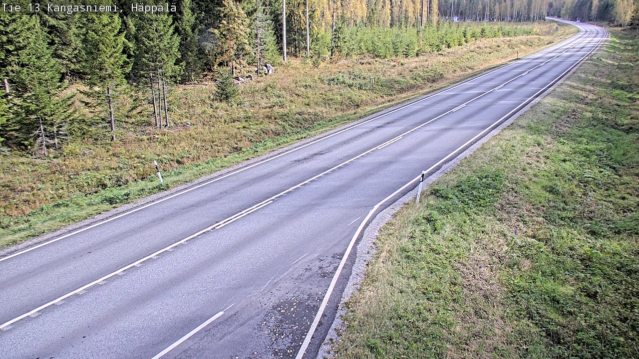 Kelikamerat Kuva Tie 13 Kangasniemi, Häppälä, Kangasniemi, Etelä-Savo
