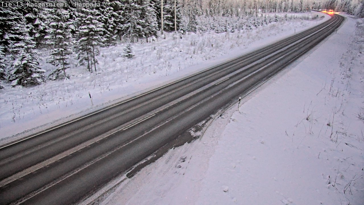 Weather Camera Image Väg 13 Kangasniemi, Häppälä, Kangasniemi, Etelä-Savo