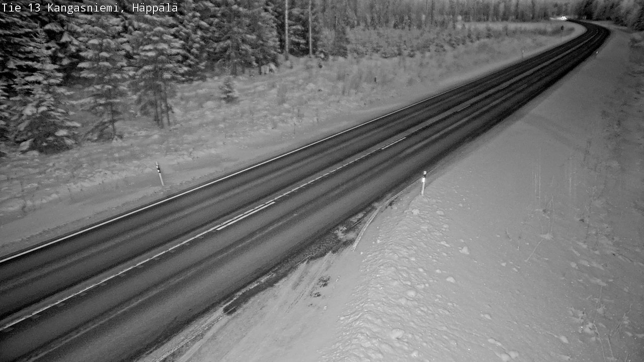 Weather Camera Image Väg 13 Kangasniemi, Häppälä, Kangasniemi, Etelä-Savo