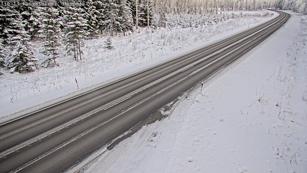 Weather Camera Image Väg 13 Kangasniemi, Häppälä, Kangasniemi, Etelä-Savo