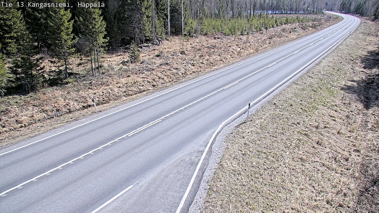 Weather Camera Image Väg 13 Kangasniemi, Häppälä, Kangasniemi, Etelä-Savo
