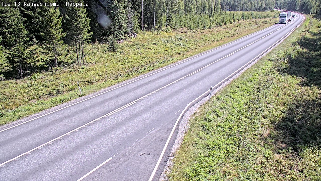 Weather Camera Image Road 13 Kangasniemi, Häppälä, Kangasniemi, Etelä-Savo