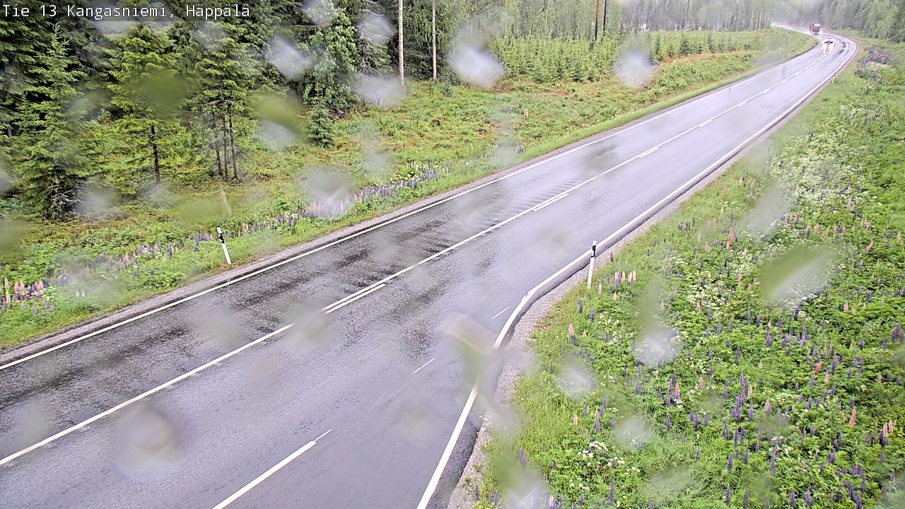 Weather Camera Image Väg 13 Kangasniemi, Häppälä, Kangasniemi, Etelä-Savo