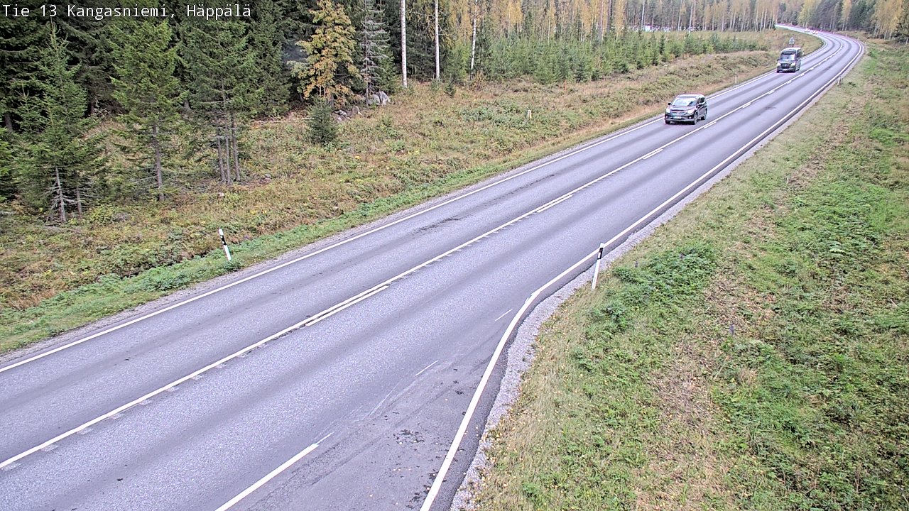 Kelikamerat Kuva Tie 13 Kangasniemi, Häppälä, Kangasniemi, Etelä-Savo