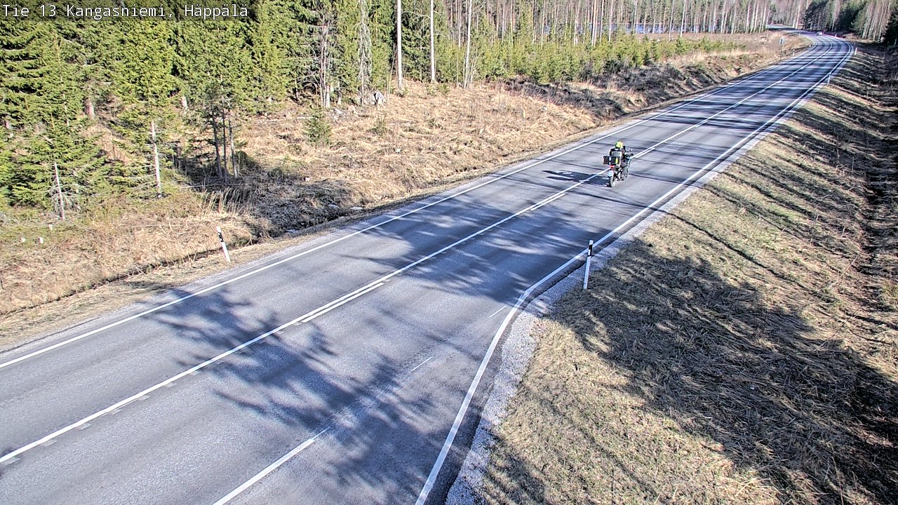 Weather Camera Image Väg 13 Kangasniemi, Häppälä, Kangasniemi, Etelä-Savo