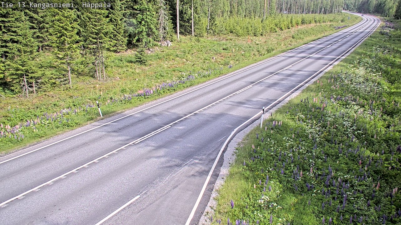 Kelikamerat Kuva Tie 13 Kangasniemi, Häppälä, Kangasniemi, Etelä-Savo