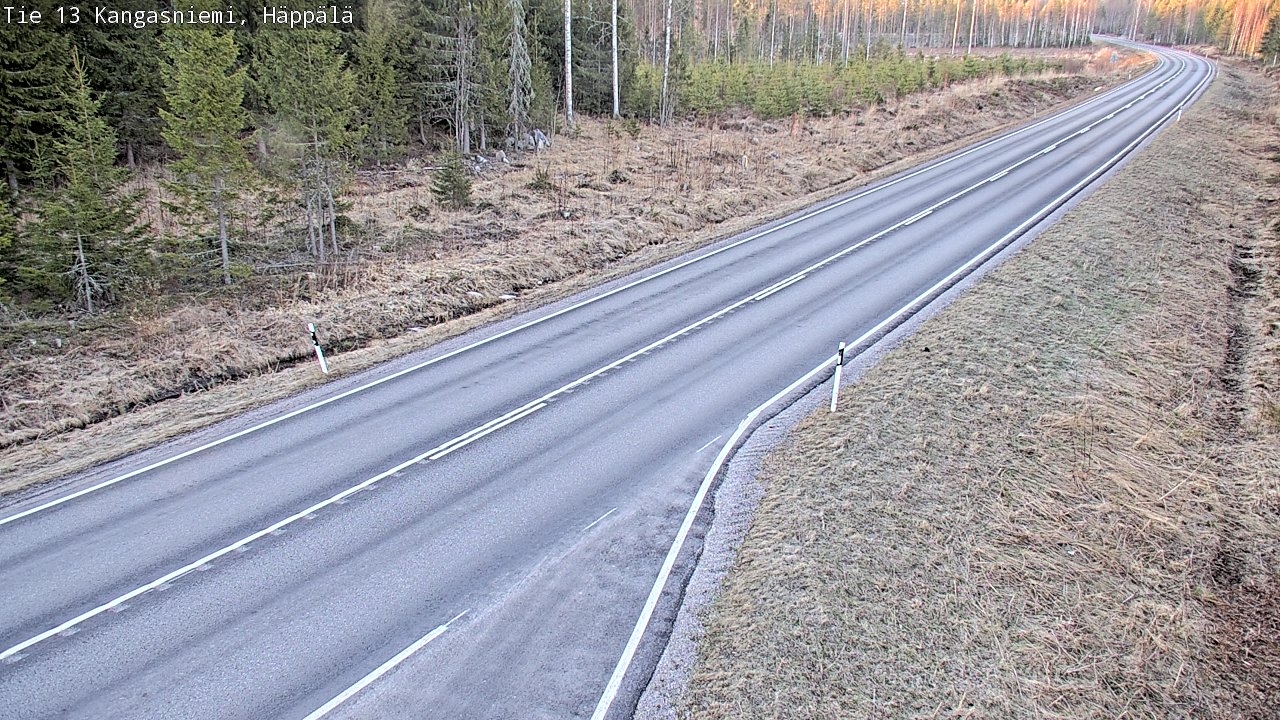Weather Camera Image Väg 13 Kangasniemi, Häppälä, Kangasniemi, Etelä-Savo