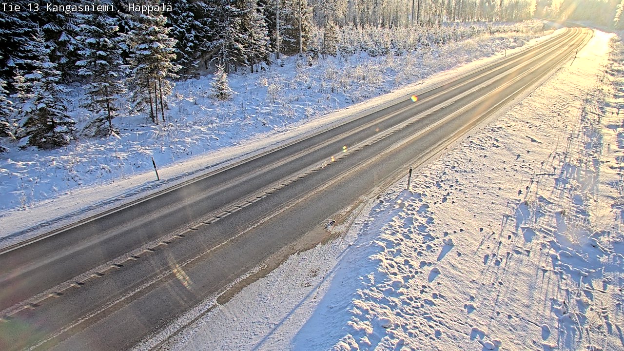 Weather Camera Image Road 13 Kangasniemi, Häppälä, Kangasniemi, Etelä-Savo