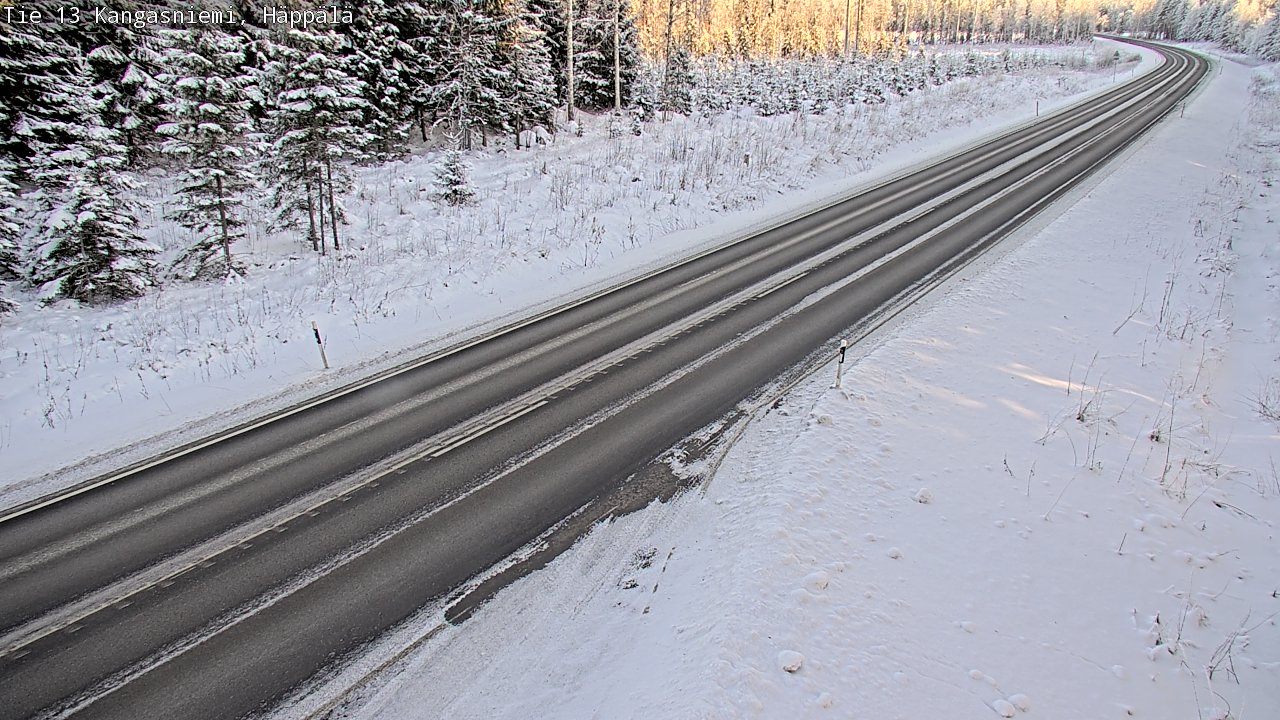 Weather Camera Image Väg 13 Kangasniemi, Häppälä, Kangasniemi, Etelä-Savo
