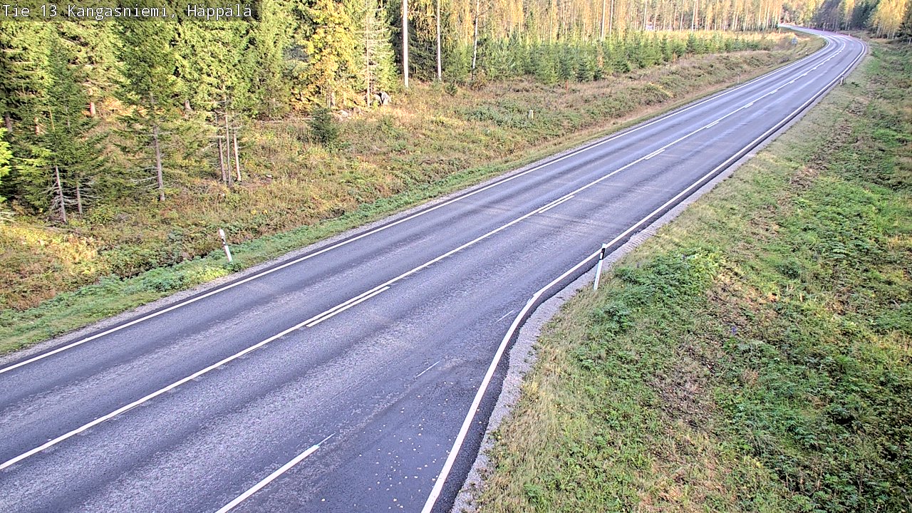 Weather Camera Image Road 13 Kangasniemi, Häppälä, Kangasniemi, Etelä-Savo