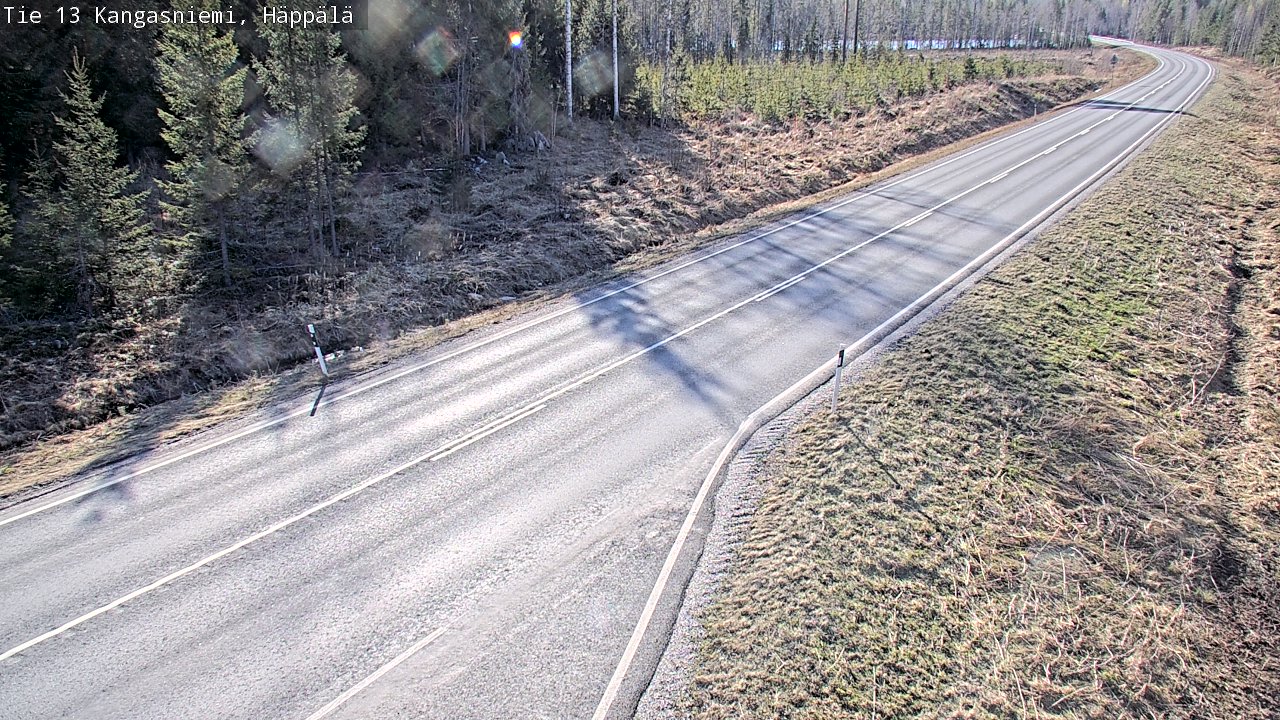 Weather Camera Image Road 13 Kangasniemi, Häppälä, Kangasniemi, Etelä-Savo