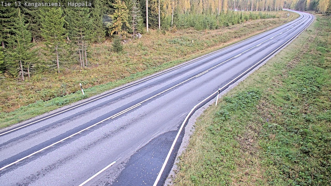 Weather Camera Image Road 13 Kangasniemi, Häppälä, Kangasniemi, Etelä-Savo