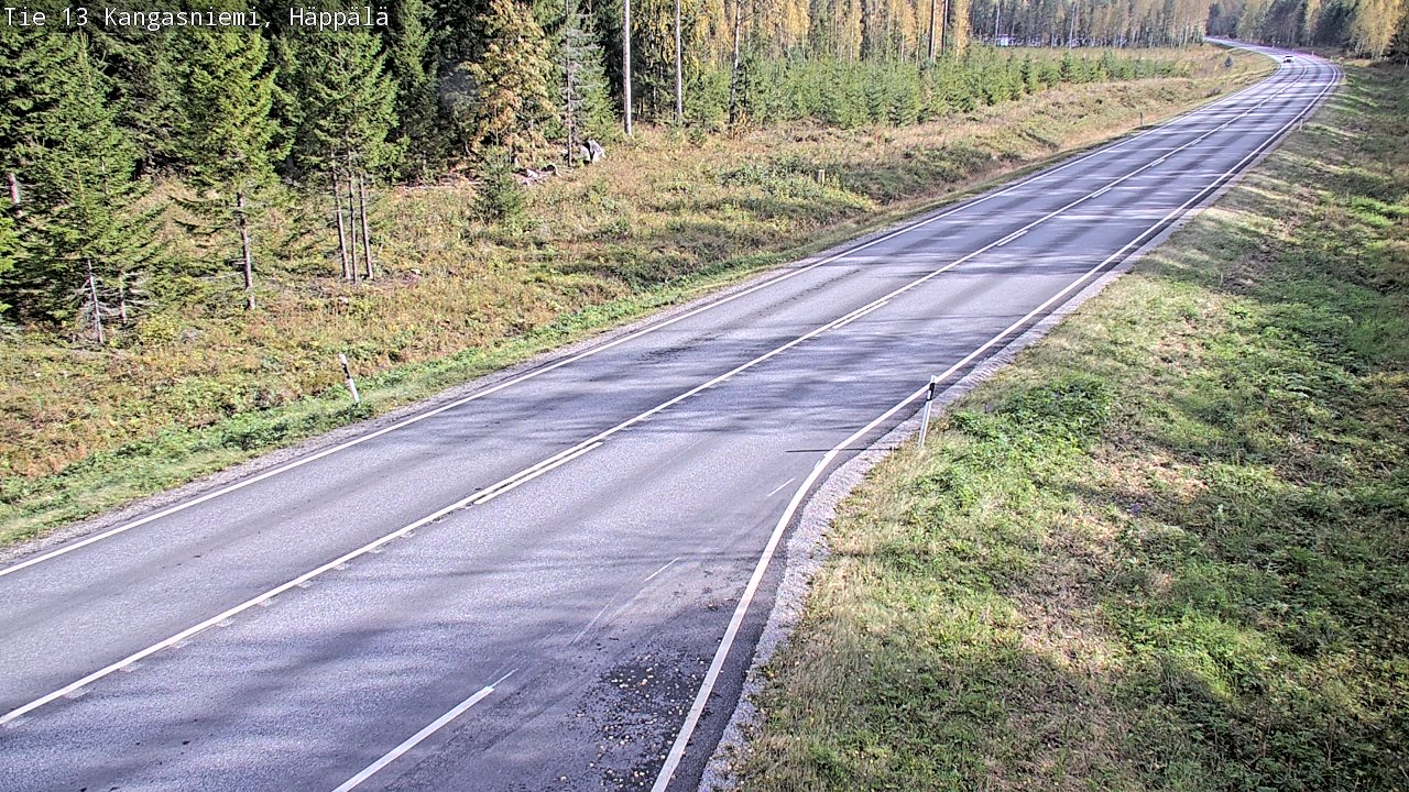 Kelikamerat Kuva Tie 13 Kangasniemi, Häppälä, Kangasniemi, Etelä-Savo