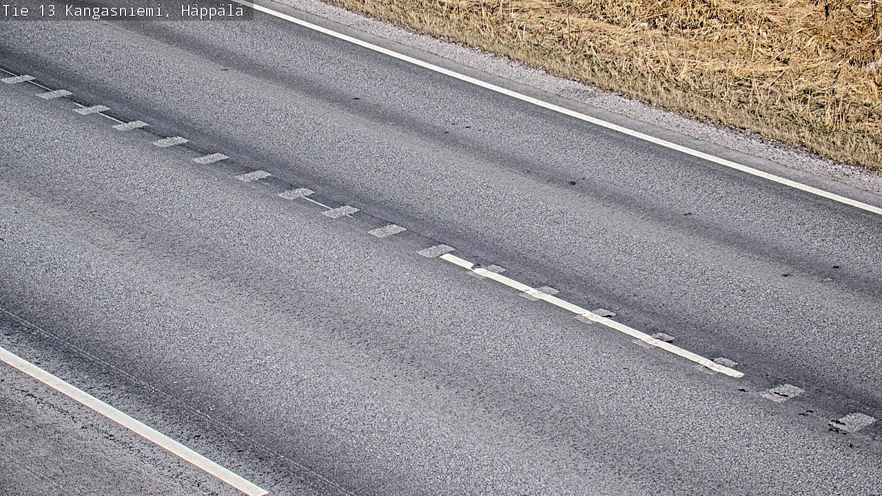 Weather Camera Image Väg 13 Kangasniemi, Häppälä, Kangasniemi, Etelä-Savo