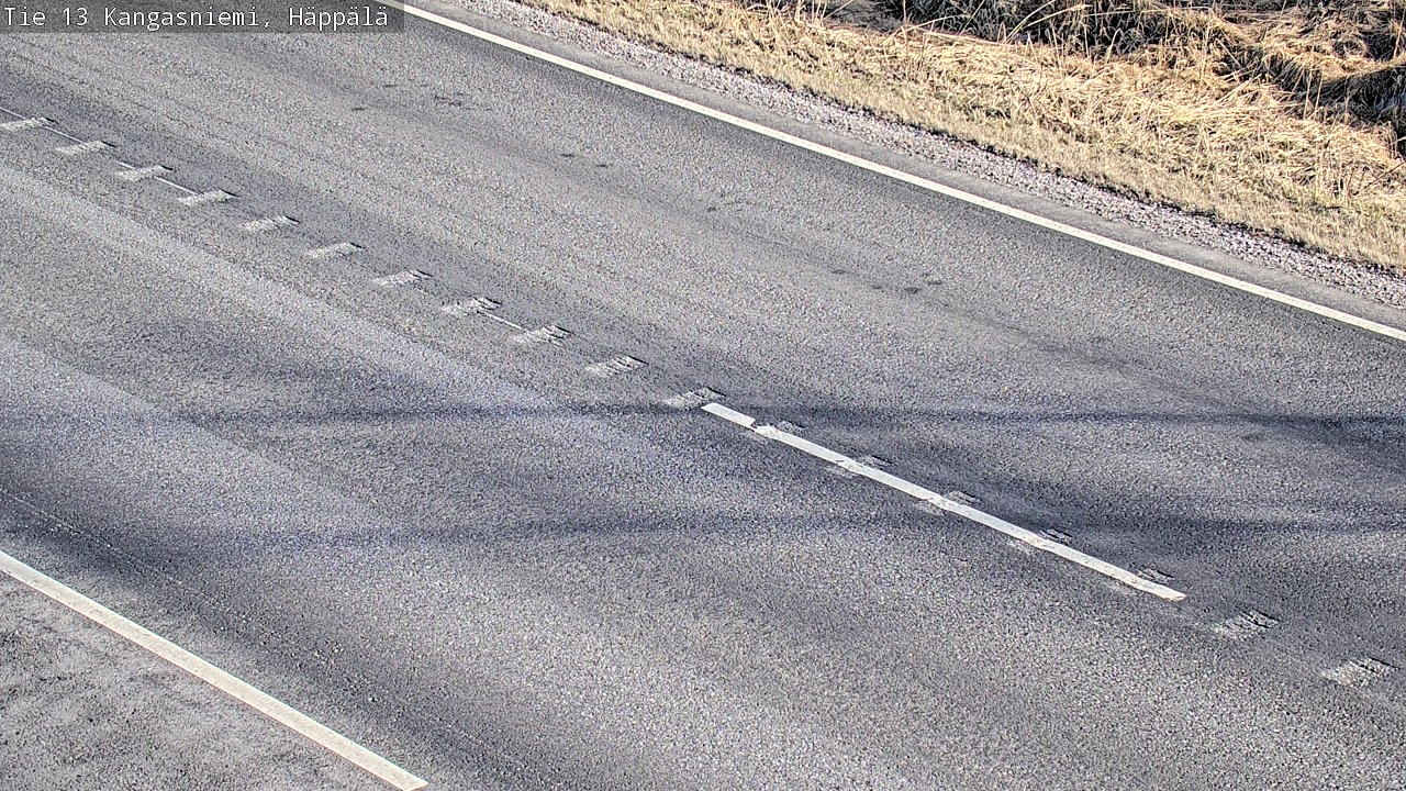 Weather Camera Image Väg 13 Kangasniemi, Häppälä, Kangasniemi, Etelä-Savo