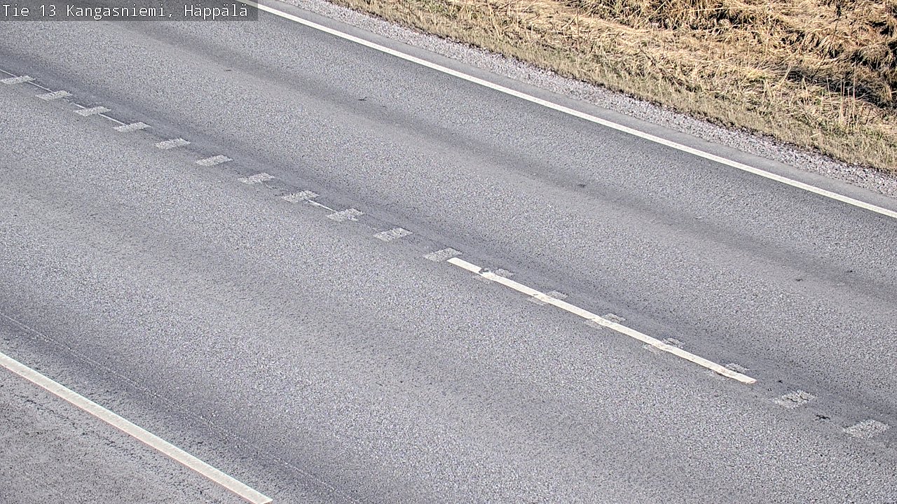 Weather Camera Image Road 13 Kangasniemi, Häppälä, Kangasniemi, Etelä-Savo
