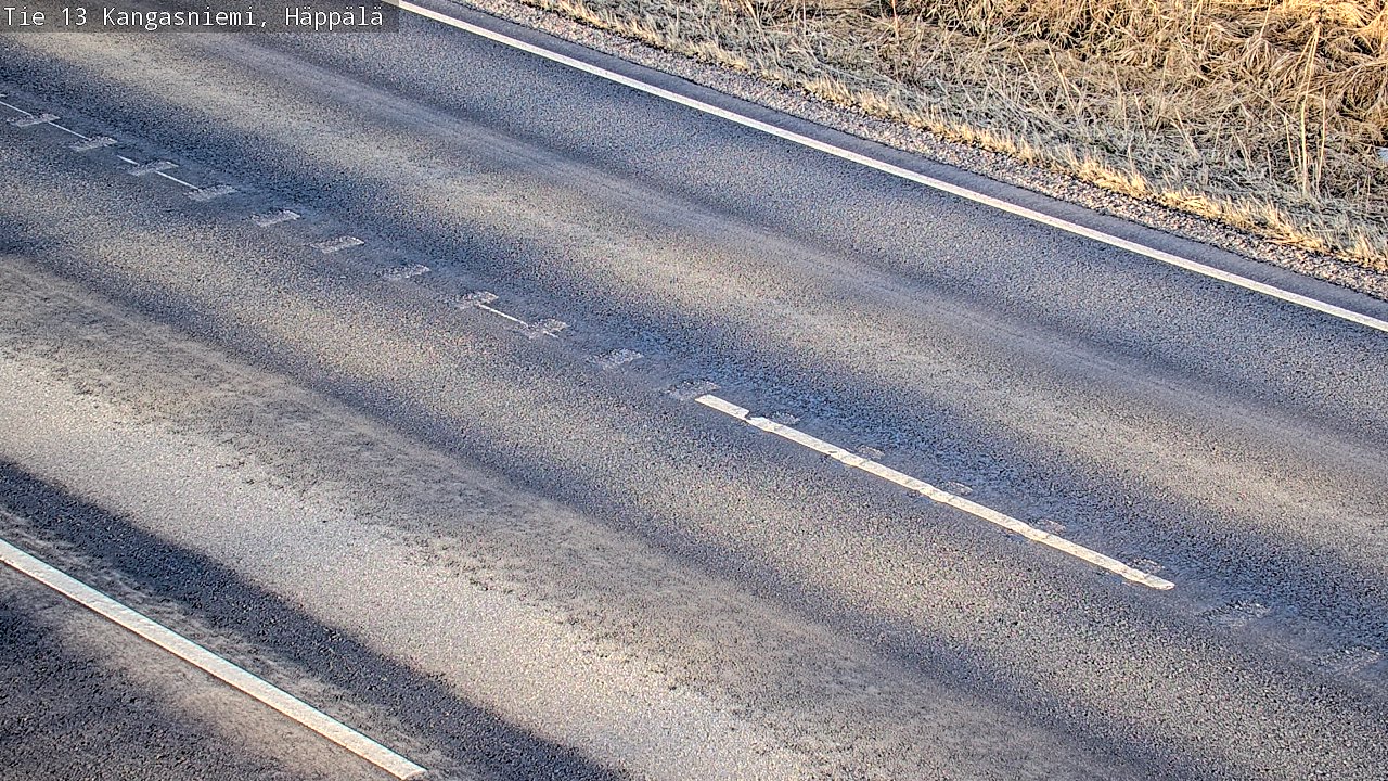 Weather Camera Image Väg 13 Kangasniemi, Häppälä, Kangasniemi, Etelä-Savo