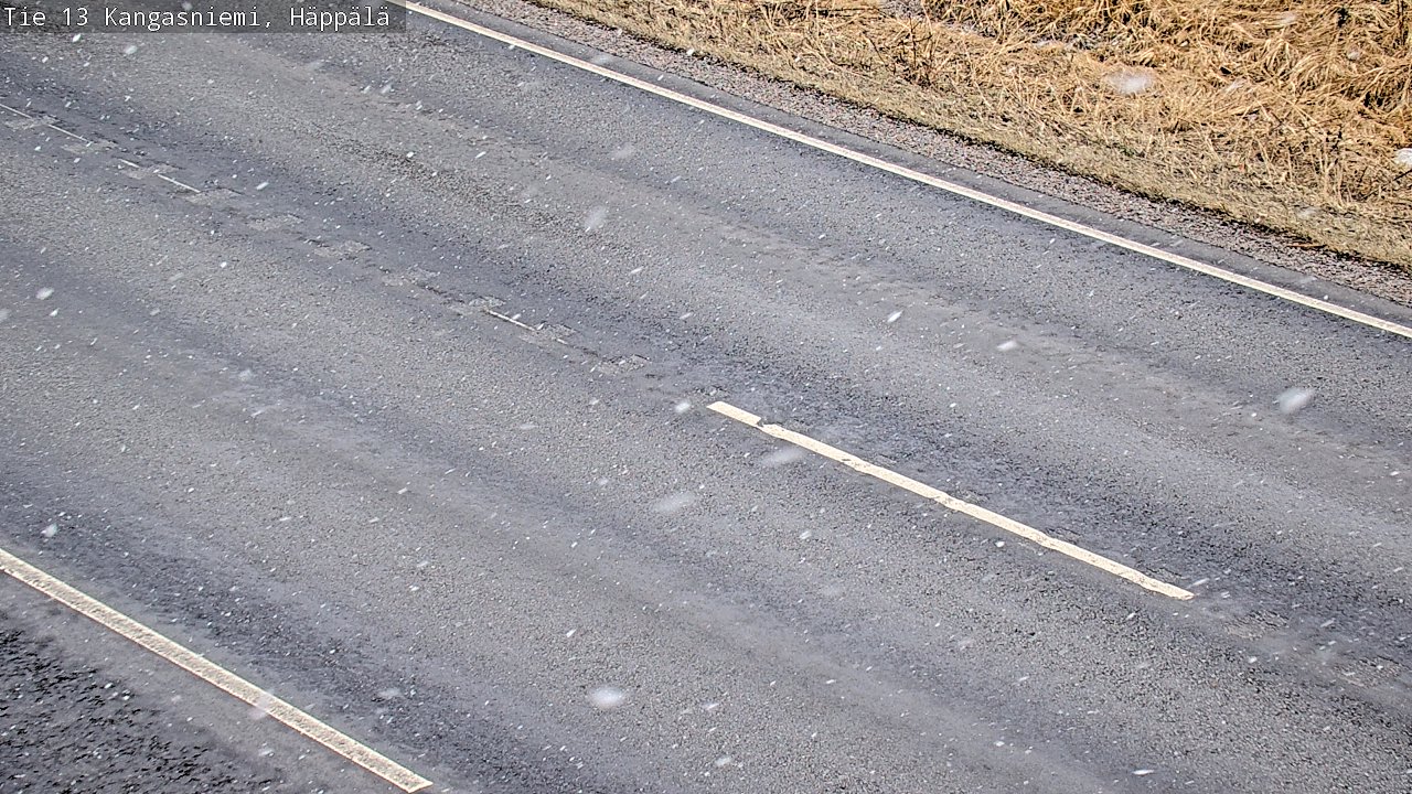 Weather Camera Image Väg 13 Kangasniemi, Häppälä, Kangasniemi, Etelä-Savo