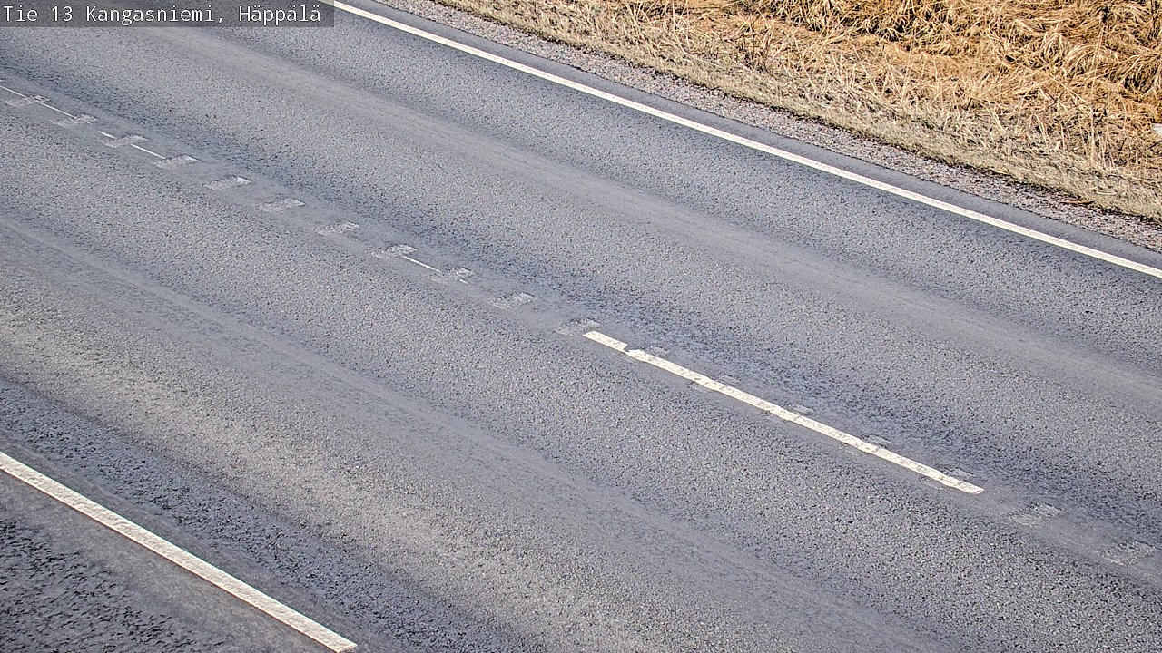 Weather Camera Image Väg 13 Kangasniemi, Häppälä, Kangasniemi, Etelä-Savo
