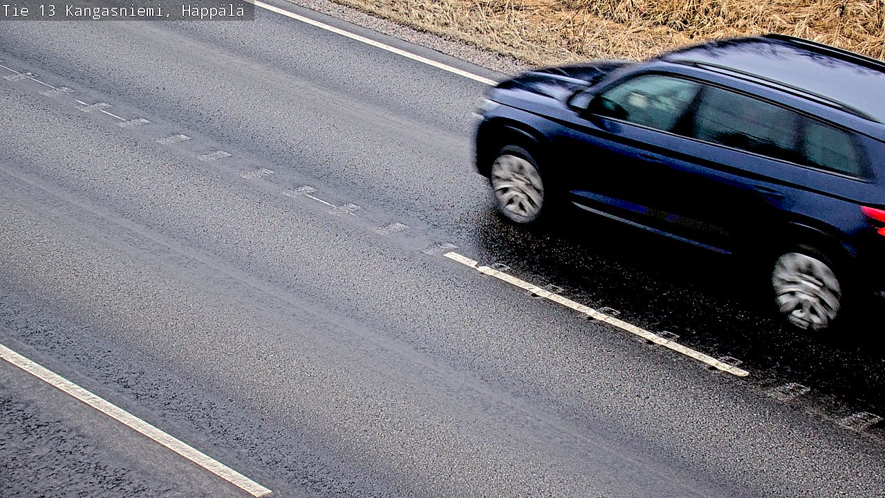 Weather Camera Image Väg 13 Kangasniemi, Häppälä, Kangasniemi, Etelä-Savo