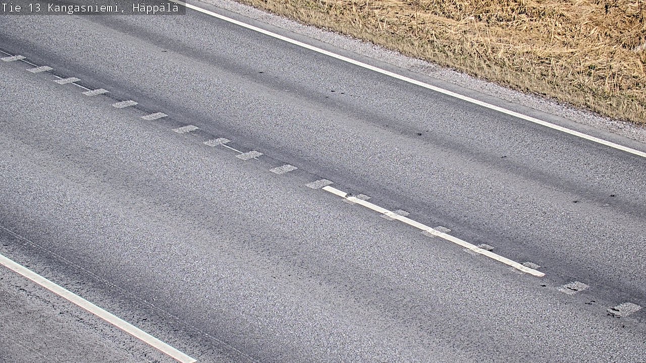 Weather Camera Image Väg 13 Kangasniemi, Häppälä, Kangasniemi, Etelä-Savo