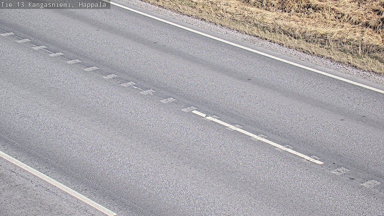 Weather Camera Image Road 13 Kangasniemi, Häppälä, Kangasniemi, Etelä-Savo