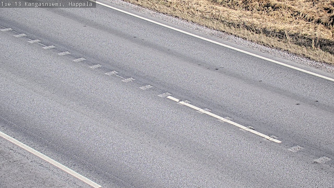 Weather Camera Image Väg 13 Kangasniemi, Häppälä, Kangasniemi, Etelä-Savo