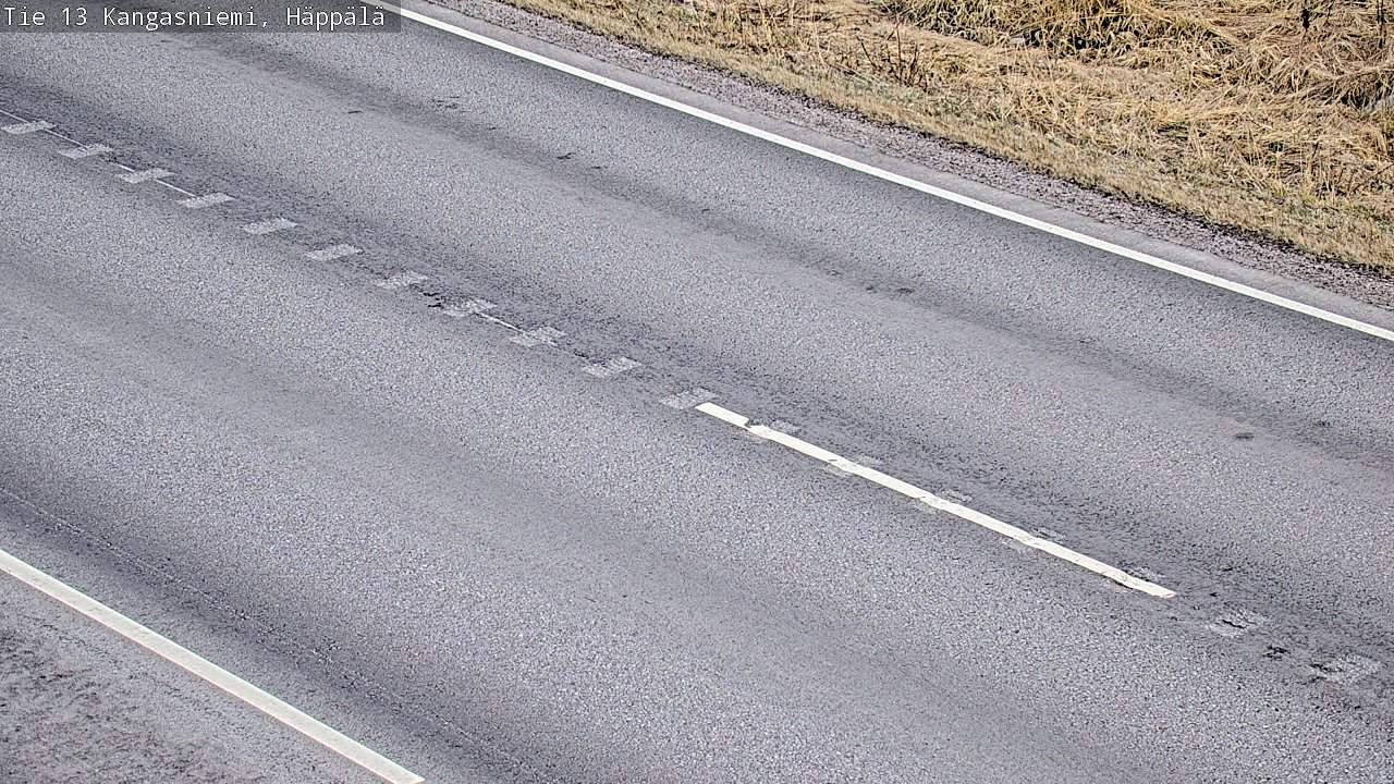 Weather Camera Image Road 13 Kangasniemi, Häppälä, Kangasniemi, Etelä-Savo
