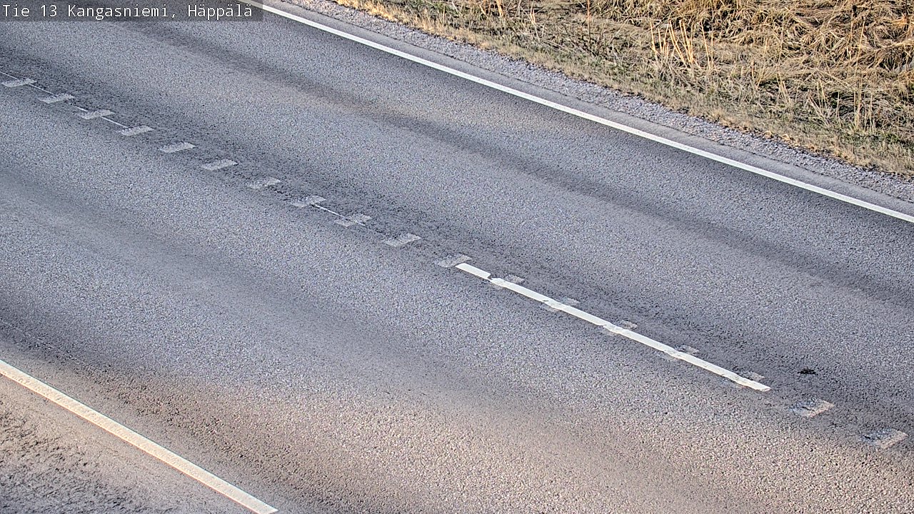Weather Camera Image Väg 13 Kangasniemi, Häppälä, Kangasniemi, Etelä-Savo