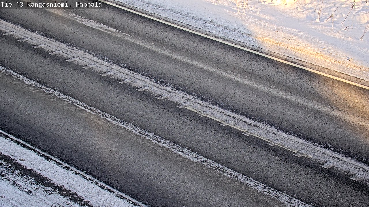 Weather Camera Image Road 13 Kangasniemi, Häppälä, Kangasniemi, Etelä-Savo