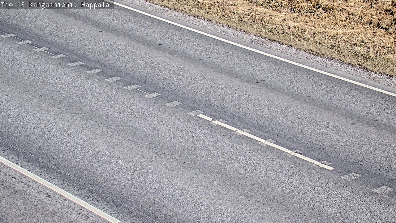 Weather Camera Image Väg 13 Kangasniemi, Häppälä, Kangasniemi, Etelä-Savo
