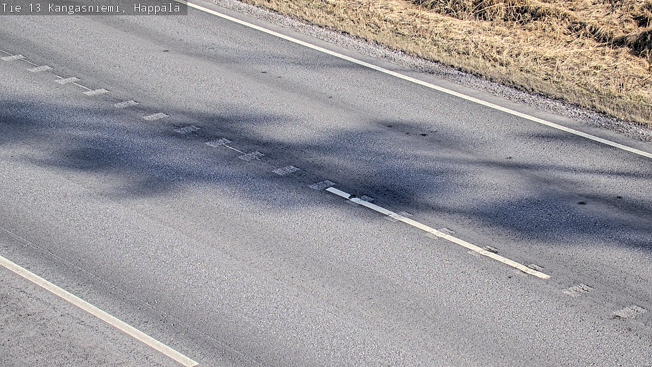 Weather Camera Image Väg 13 Kangasniemi, Häppälä, Kangasniemi, Etelä-Savo