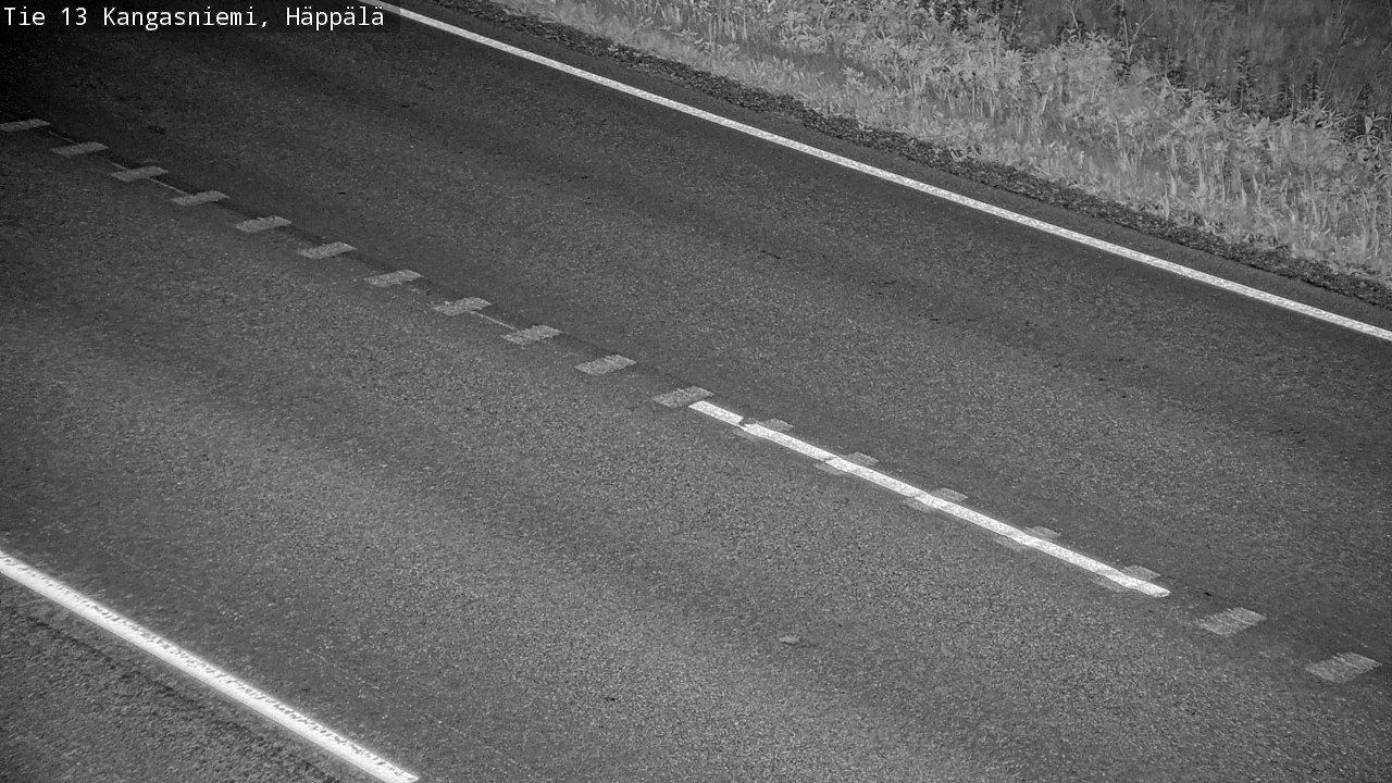 Weather Camera Image Väg 13 Kangasniemi, Häppälä, Kangasniemi, Etelä-Savo