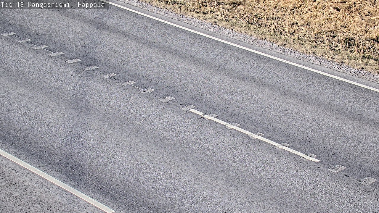 Weather Camera Image Väg 13 Kangasniemi, Häppälä, Kangasniemi, Etelä-Savo