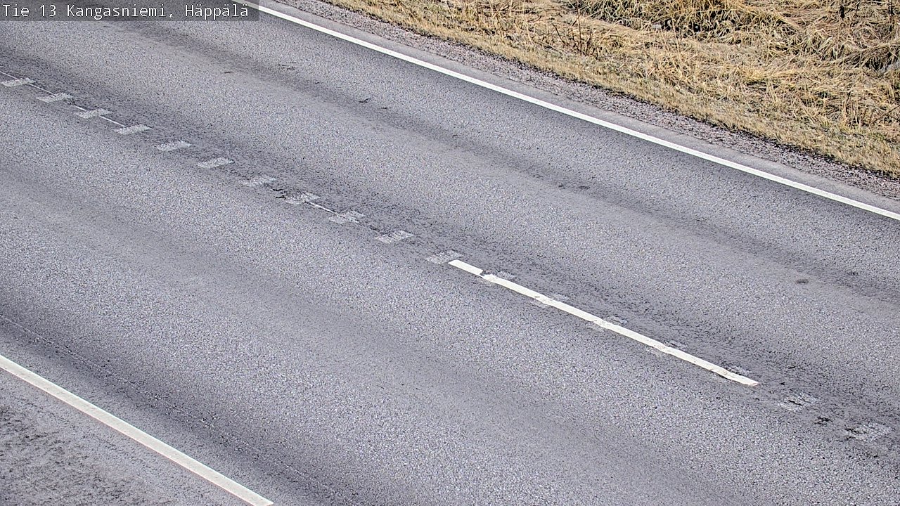 Weather Camera Image Road 13 Kangasniemi, Häppälä, Kangasniemi, Etelä-Savo