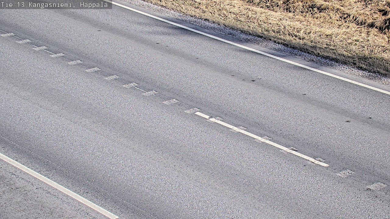 Weather Camera Image Väg 13 Kangasniemi, Häppälä, Kangasniemi, Etelä-Savo