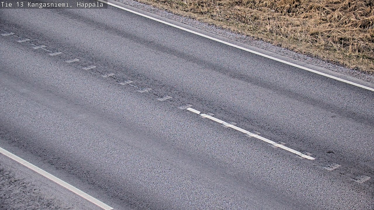 Weather Camera Image Väg 13 Kangasniemi, Häppälä, Kangasniemi, Etelä-Savo