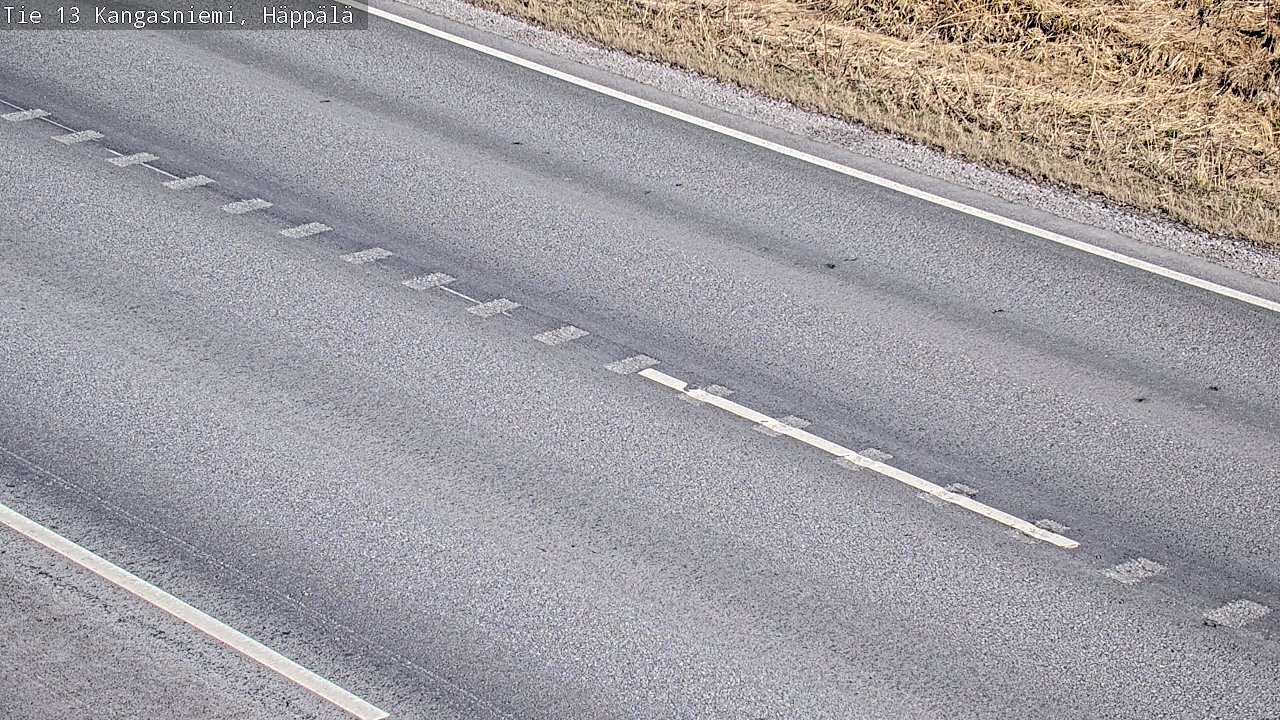 Weather Camera Image Väg 13 Kangasniemi, Häppälä, Kangasniemi, Etelä-Savo