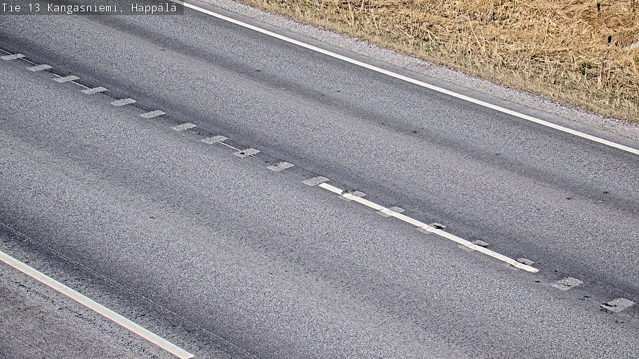 Weather Camera Image Väg 13 Kangasniemi, Häppälä, Kangasniemi, Etelä-Savo