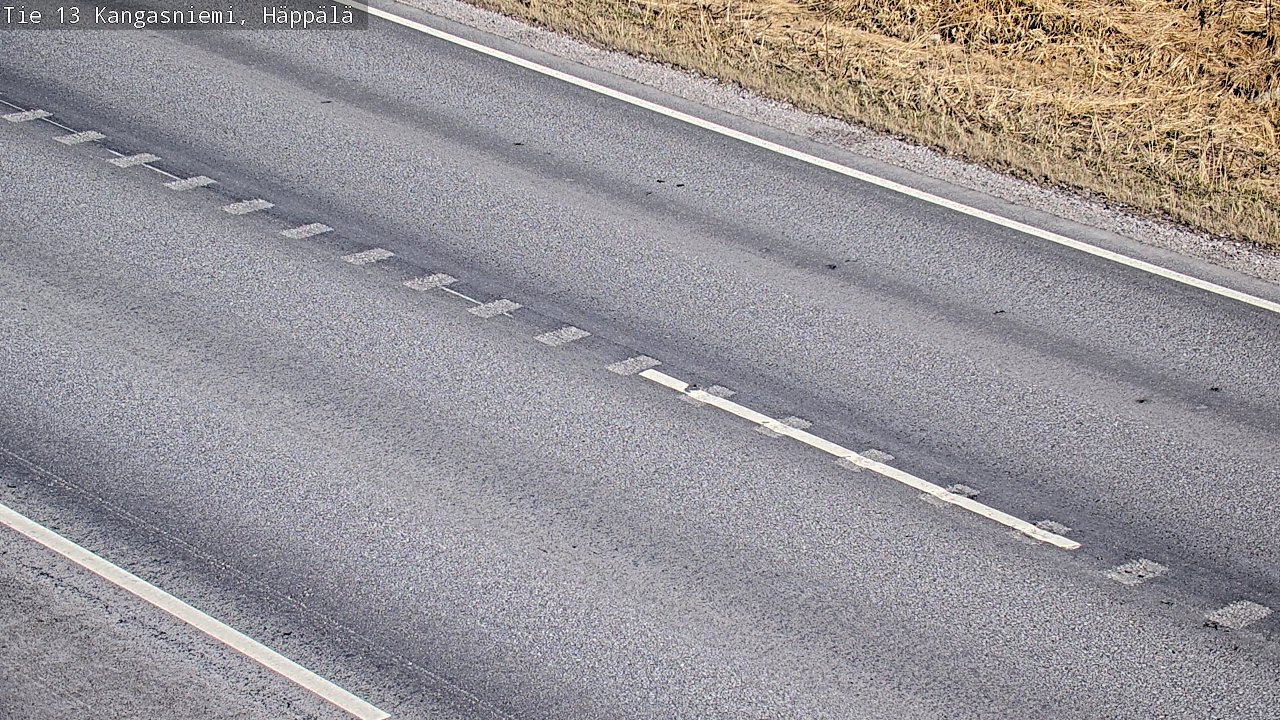 Weather Camera Image Väg 13 Kangasniemi, Häppälä, Kangasniemi, Etelä-Savo