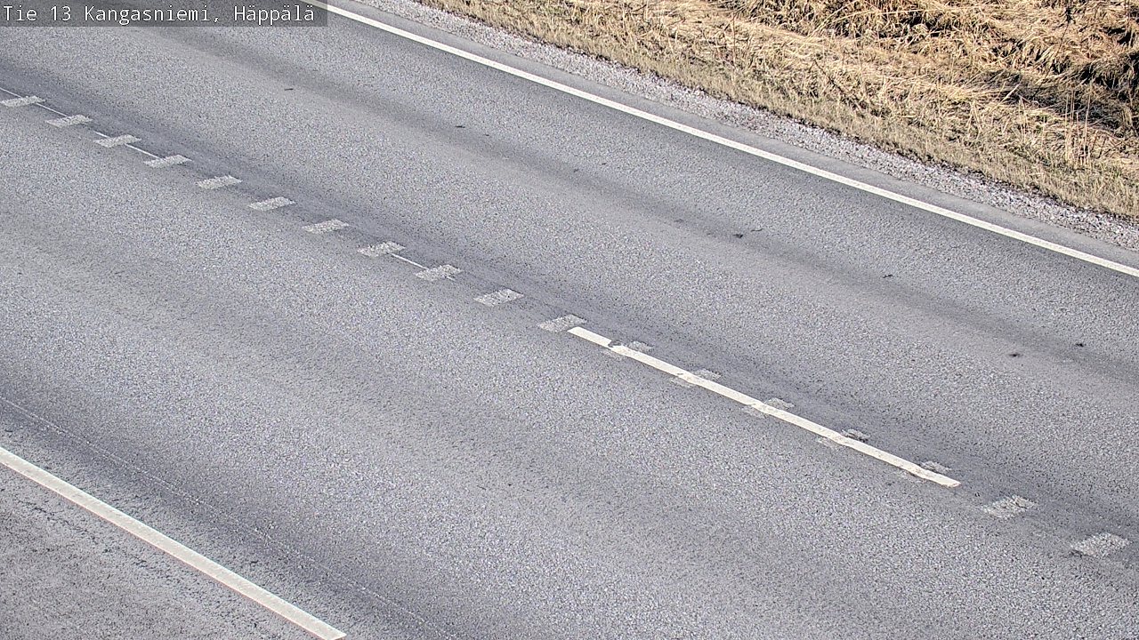Weather Camera Image Väg 13 Kangasniemi, Häppälä, Kangasniemi, Etelä-Savo