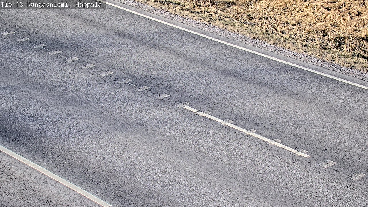 Weather Camera Image Väg 13 Kangasniemi, Häppälä, Kangasniemi, Etelä-Savo