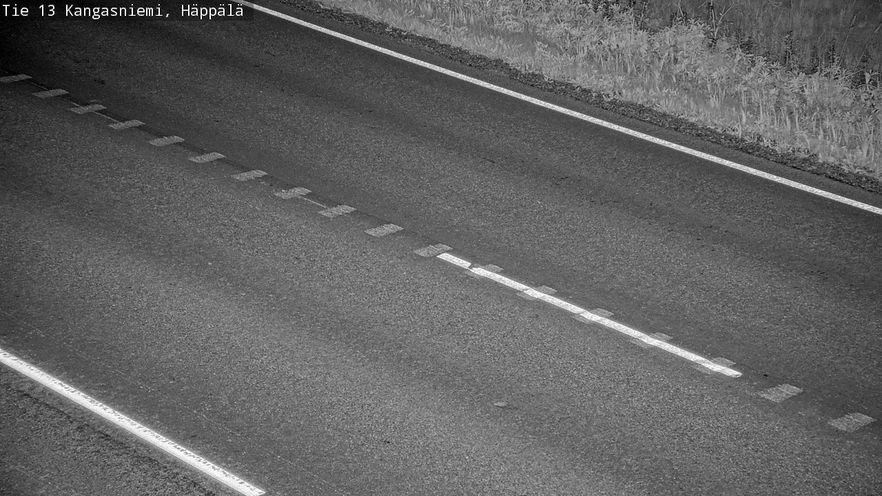 Weather Camera Image Väg 13 Kangasniemi, Häppälä, Kangasniemi, Etelä-Savo