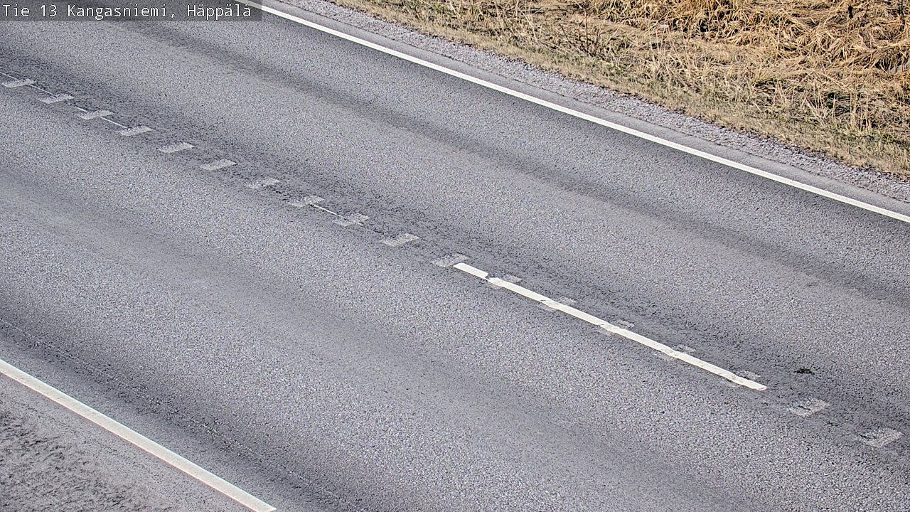 Weather Camera Image Väg 13 Kangasniemi, Häppälä, Kangasniemi, Etelä-Savo